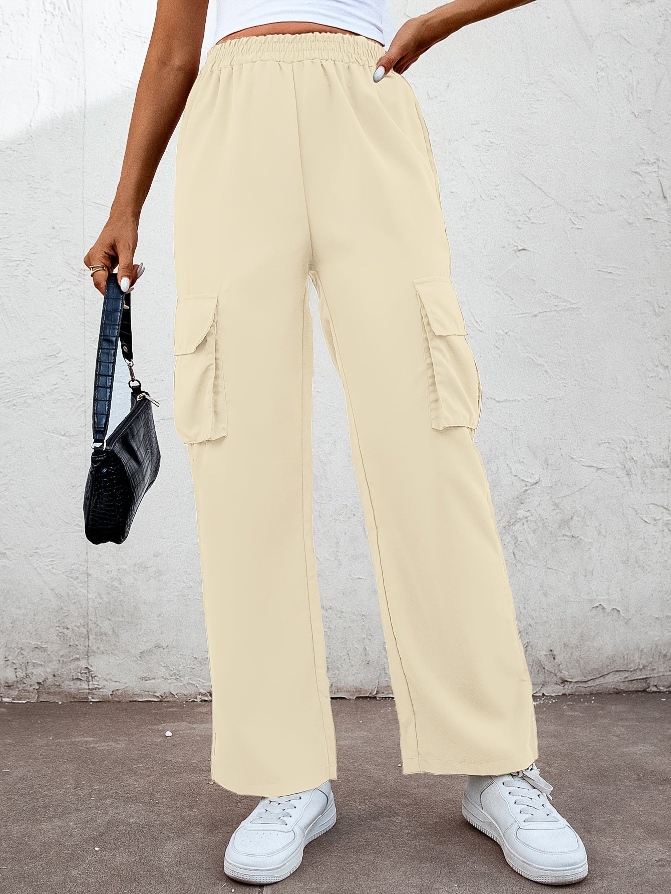 Y2K High Waist Cargo Pants for Women