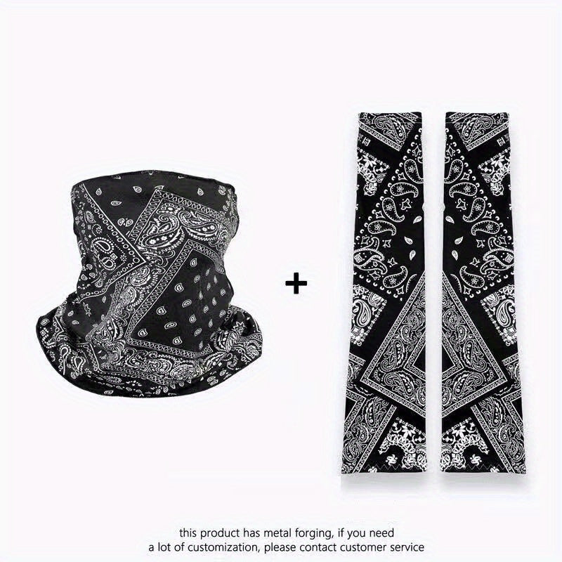 Summer Sunscreen Neck Gaiter Men's Outdoor Cycling Bandana