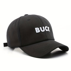 Buck Embroidered Denim Baseball Cap