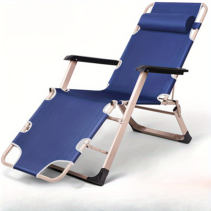 Portable Foldable Recliner Chair For Office Nap Balcony Leisure Camping