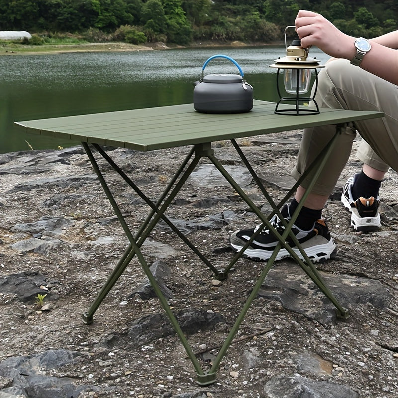 Lightweight Aluminum Table for Outdoor Camping Picnic Barbecue