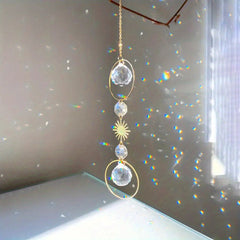 Crystal Sun Catcher Wind Chimes for Elegant Home Decor