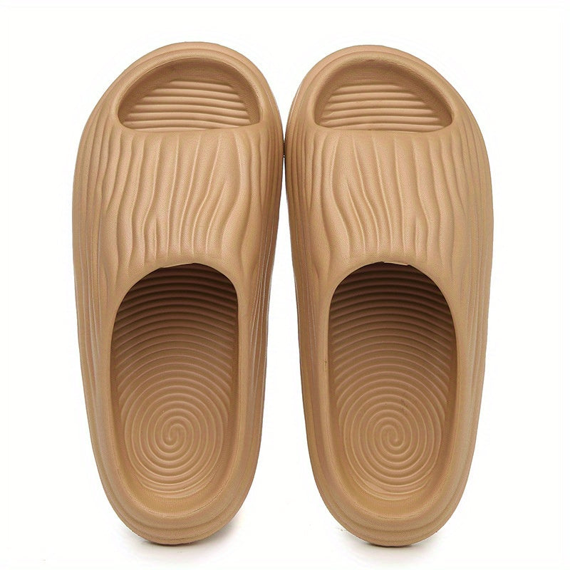 Men's Non-Slip Slides Soft Sole Slip On Platform Slippers