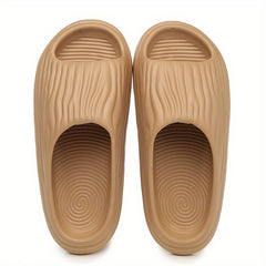 Men's Non-Slip Slides Soft Sole Slip On Platform Slippers