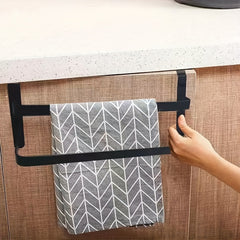 2pcs Cabinet Door Hanger Towel Rack Clothes Storage Bracket