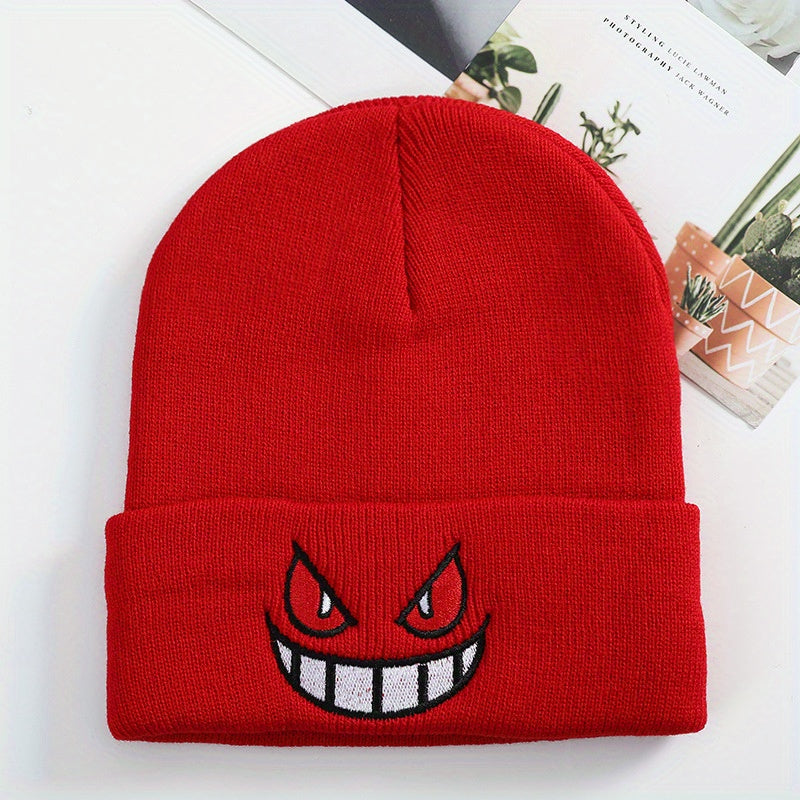 Ghost Knitted Hat Adult Windproof Warm Pullover Hat