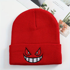 Ghost Knitted Hat Adult Windproof Warm Pullover Hat
