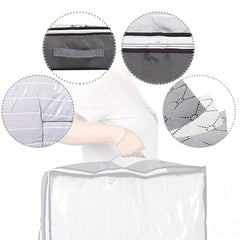 Large Capacity Zipper Storage Organizer Container Underbed B