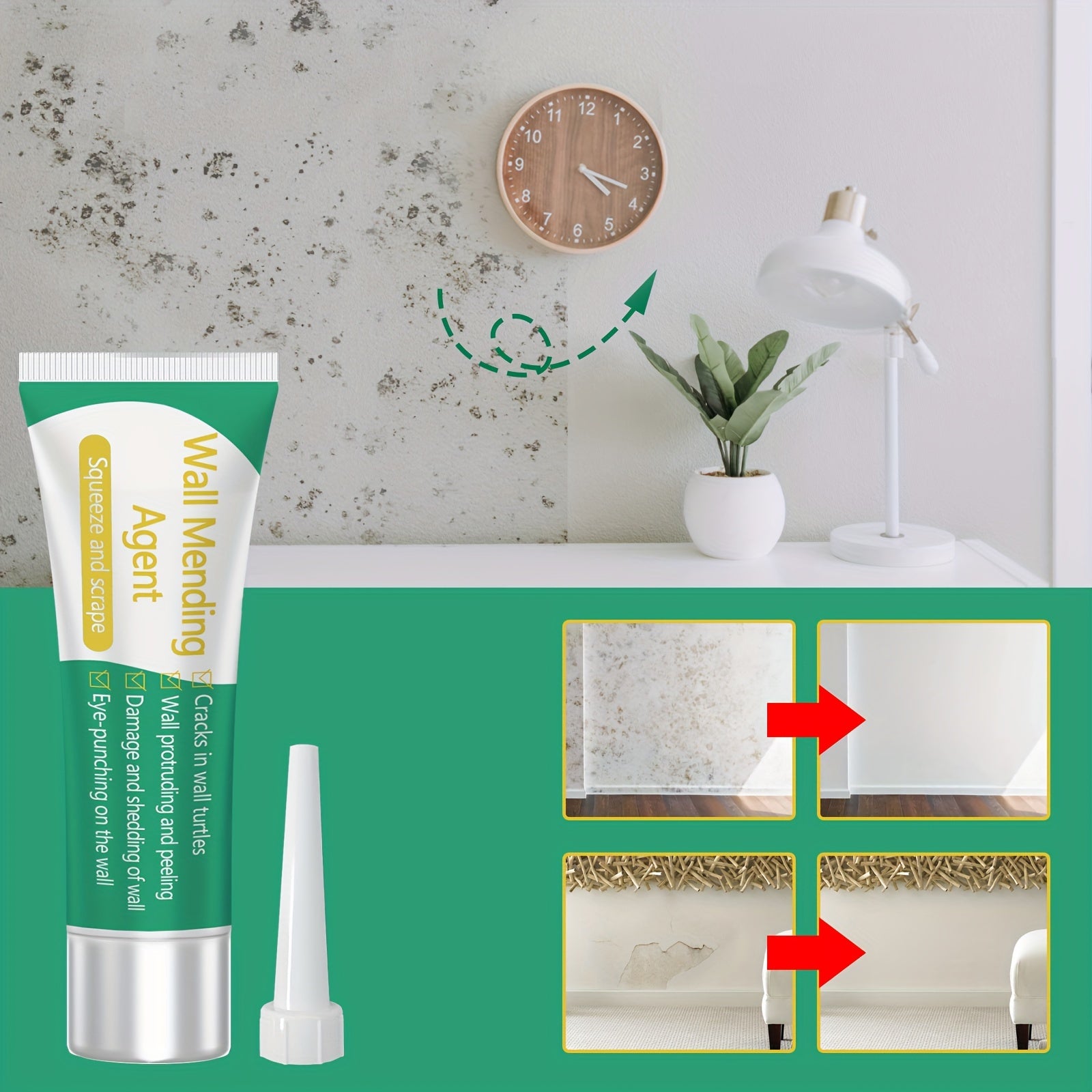 Waterproof Repair Wall Paste 100g Mildew-proof Household Crack Nail Eye Wall
