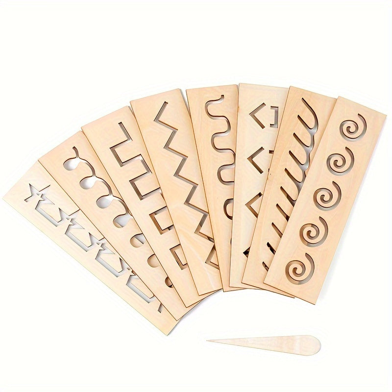 Montessori Wooden Letters Writing Practice Board