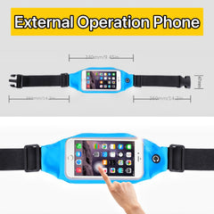 Waterproof Sports Running Belt Waist Bag For Running Walking Cycling