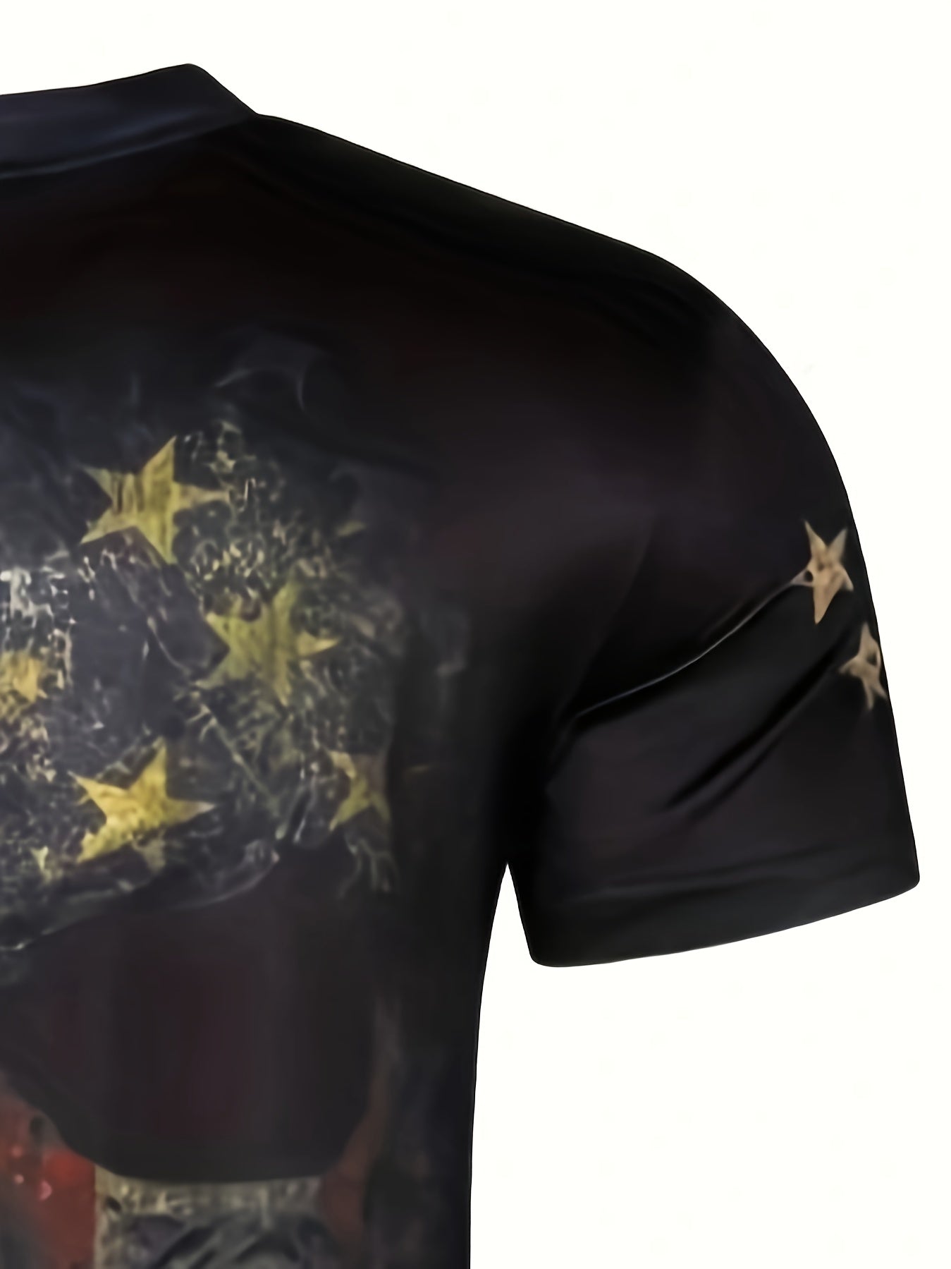 Skull Pattern T shirt Men's Casual Street Style Tee Shirt