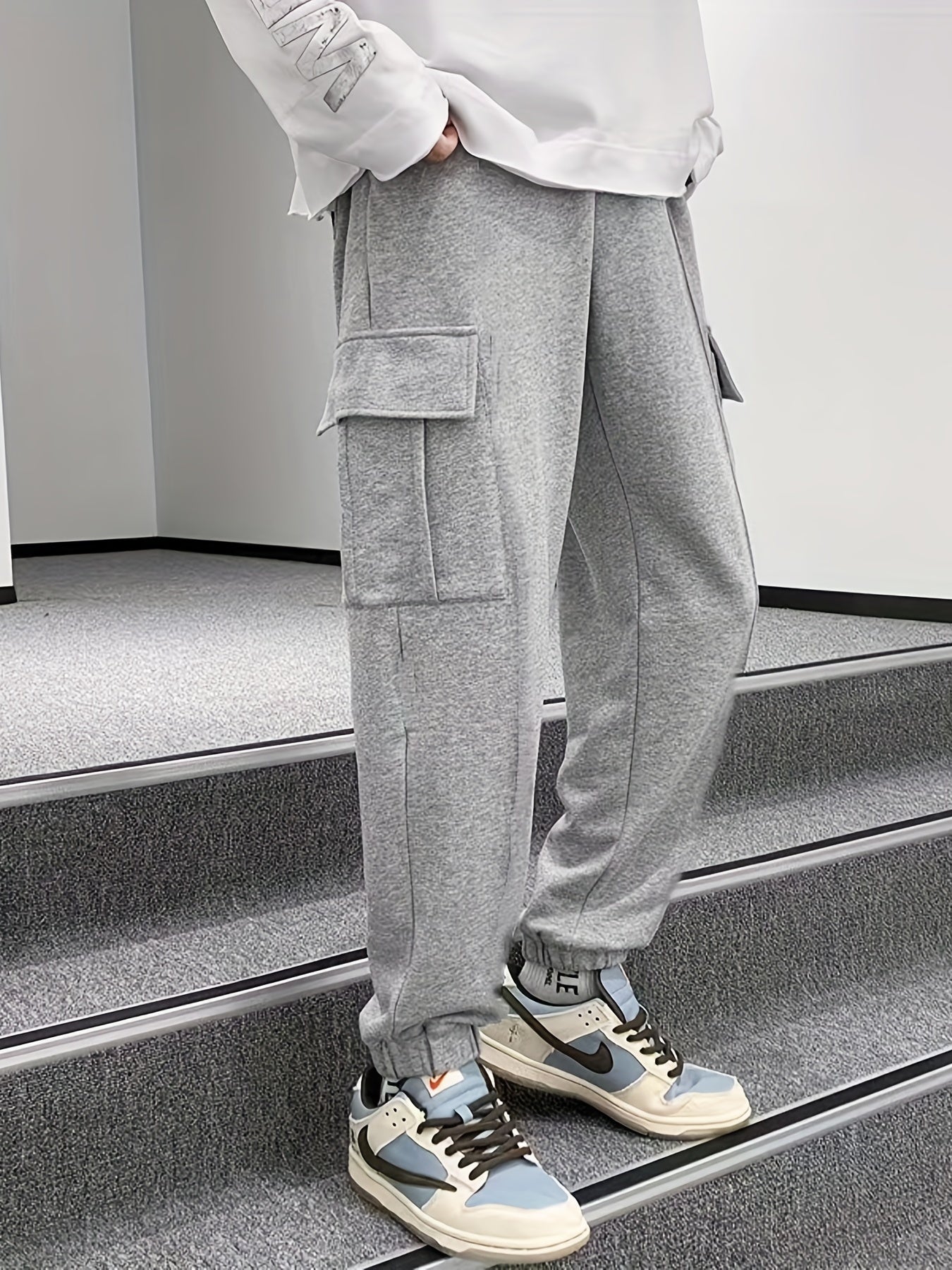 Men's Drawstring Sweatpants Loose Fit Pants