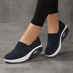 Women's Air Cushioned Walking Shoes Breathable Comfortable Outdoor Sneakers