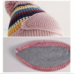 Kids Winter Knitted Hat & Scarf Set, Ages 4-10
