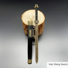 Emperor Sword Ornaments Mini 12cm Pendant Ancient Style Keychain Unsharpened