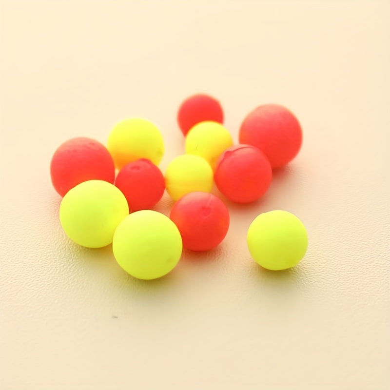 50pcs Fishing Floats Fluorescent Bobbers Foam Balls - Fishing Tackle