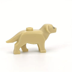 Interactive Golden Retriever Puppy Dog Toy with 6 Colorful Accessories