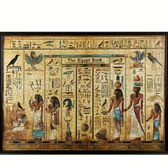 1000pc Egyptian Murals Jigsaw Puzzle - DIY Wooden Crafts Home Decor