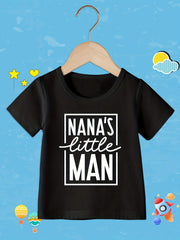 Toddler Boys T-Shirt Nana's Little Man Graphic Tee