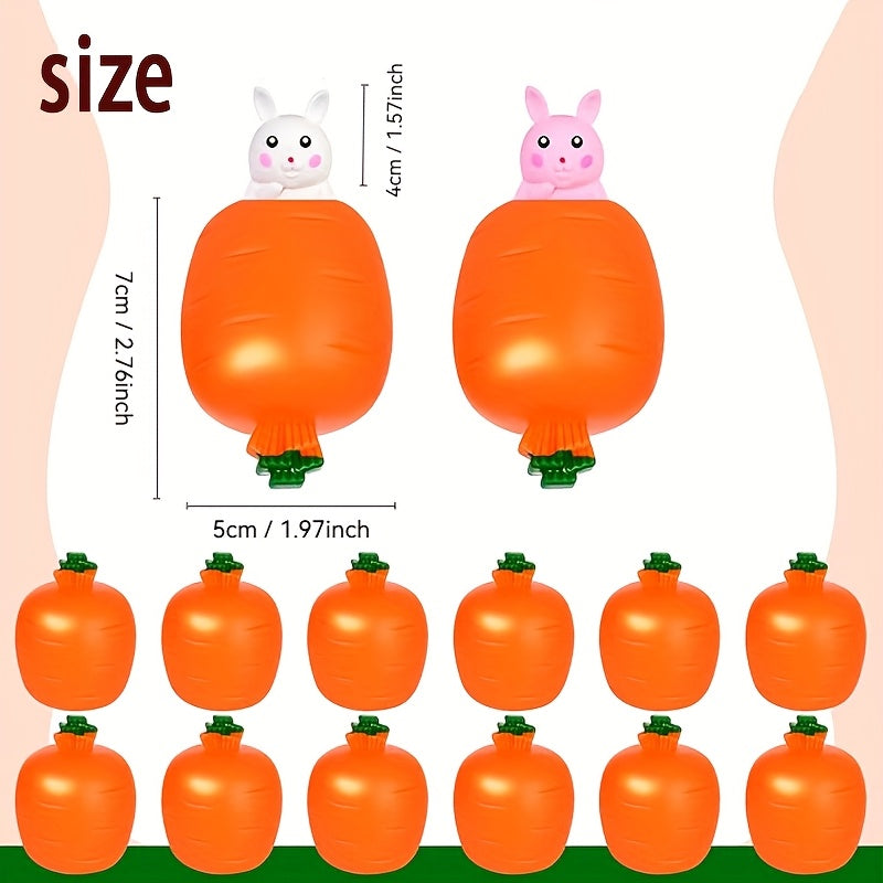 5 Carrot Rabbit Toys Easter Basket Stuffing Christmas Novelty Gadg