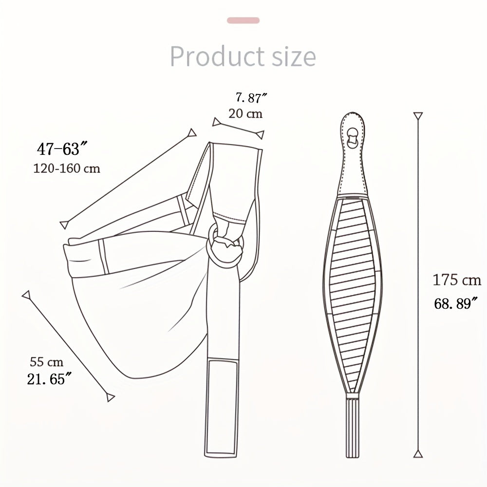 Soft Baby Carrier Sling Wrap Ring for Newborn Toddler Ergonomic Hug Strap