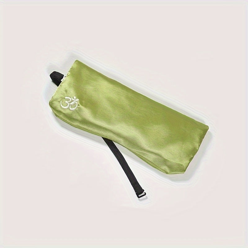 Soft Yoga Eye Pillow with Strap for Rest & Meditation