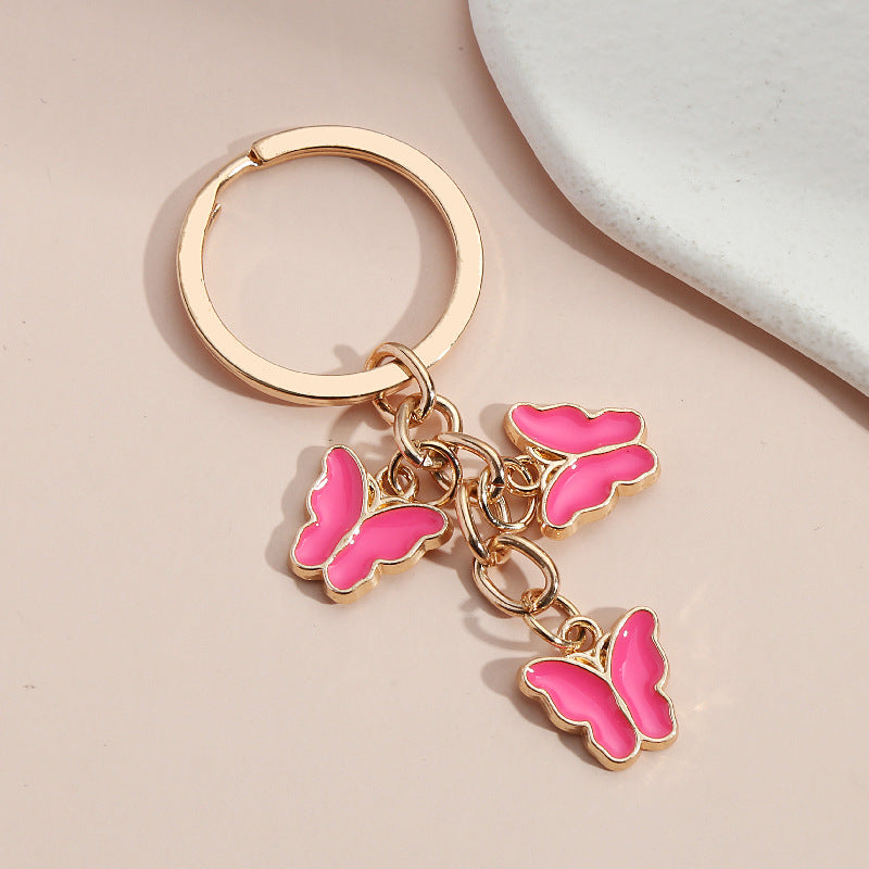 Colorful Butterfly Keychain for Car