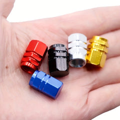 4pcs Aluminum Alloy Tire Valve Mouth Cover for Car Motorcycle Truck Bicycle