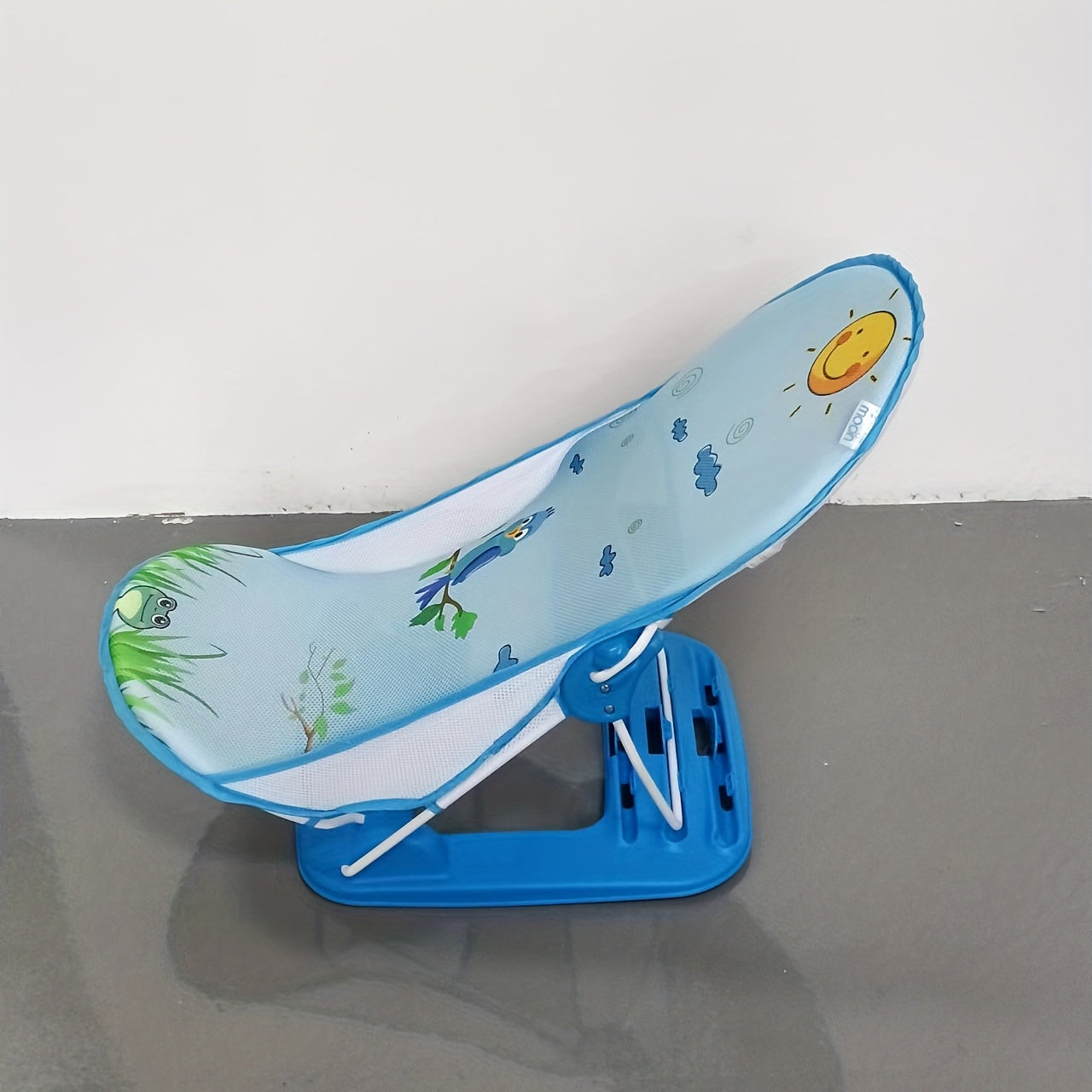 Portable Foldable Baby Bath Chair Cartoon Bath Bed