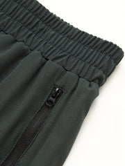 Men's 2-Layer Gym Shorts with Zip Pockets for Running & Workouts