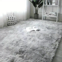 Light Grey Area Rugs Soft Fluffy Carpets for Living Room Bedroom Kids Room