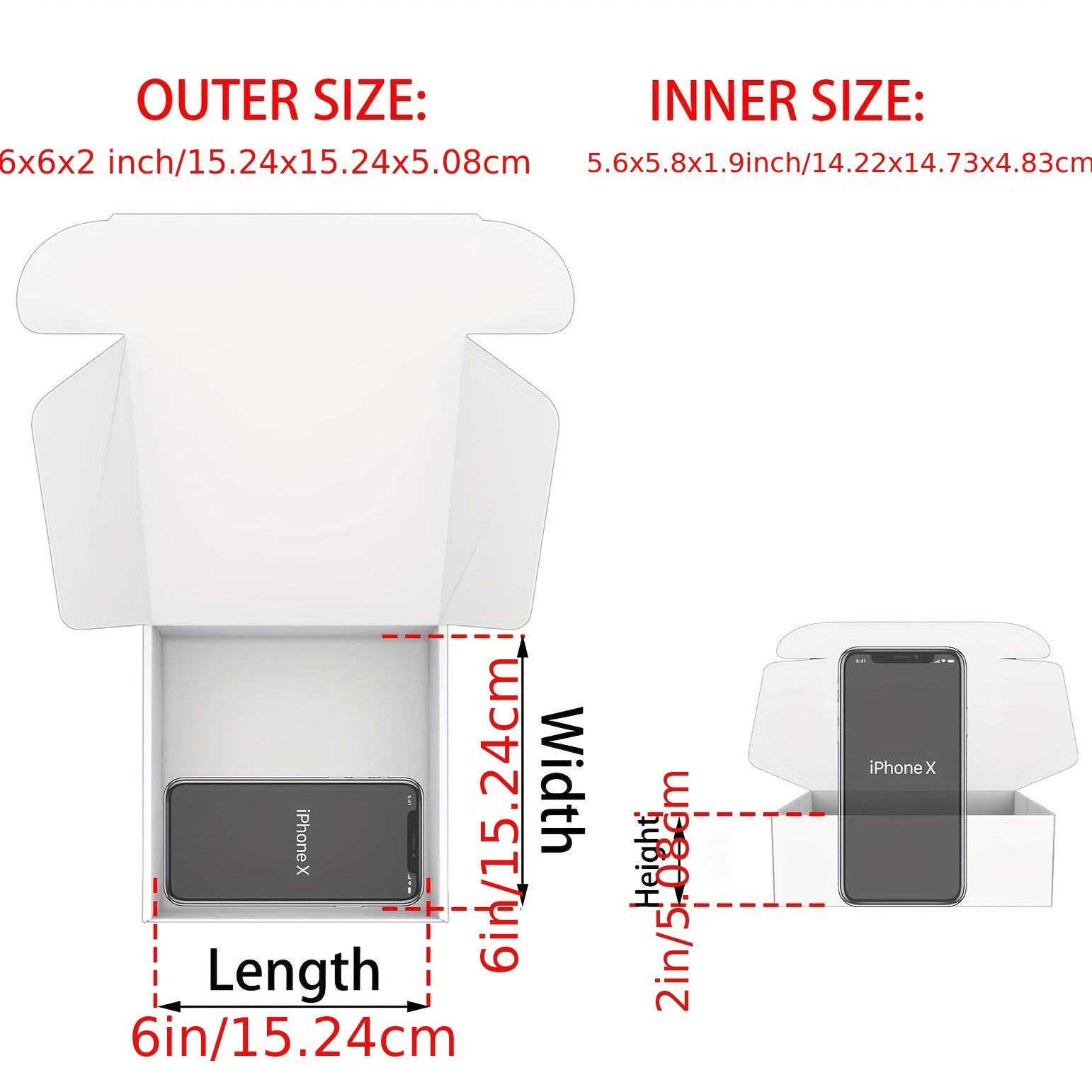 10pcs Boxes Mailer Boxes For Packaging Craft Giving Products