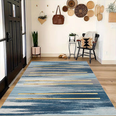 Minimalist Abstract Striped Carpet for Home Decor