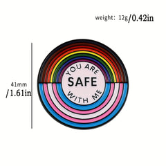 Colorful Rainbow Novelty Pin for Kids