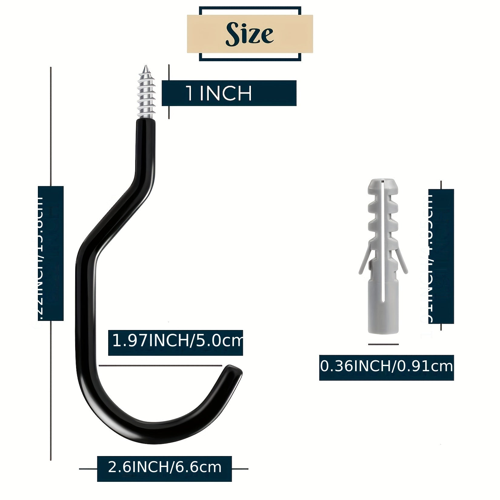 10PCS Garage Storage Hooks Bike Hooks Heavy Duty Ceiling Hoo