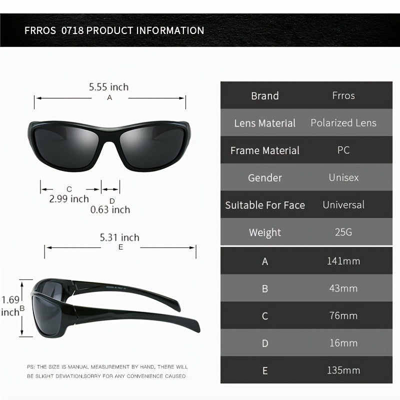 FRROS Polarized Sunglasses For Men And Women Model F0718