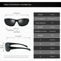FRROS Polarized Sunglasses For Men And Women Model F0718