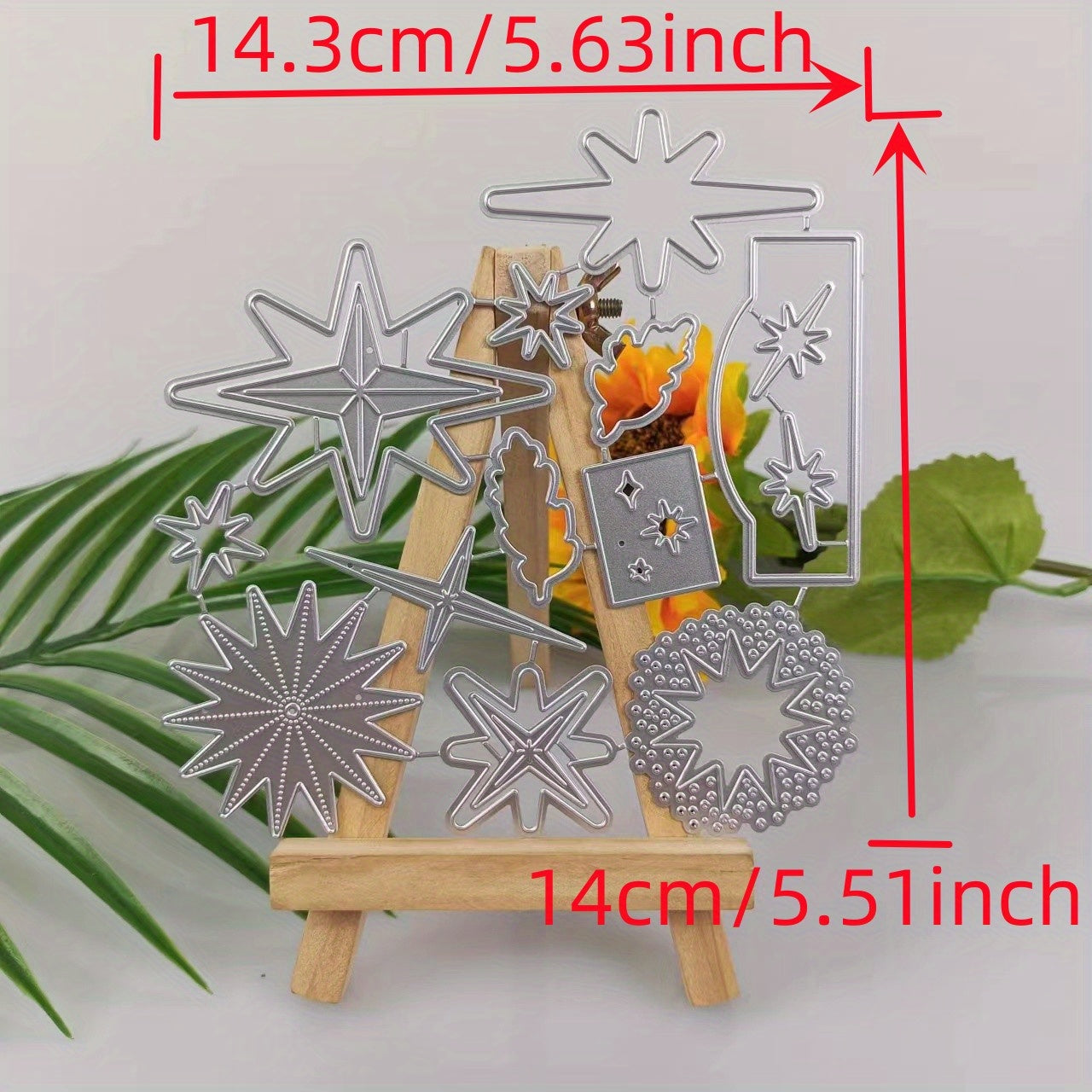 Christmas Star Metal Cutting Dies And Stamps DIY Card Scrapbook Decoration