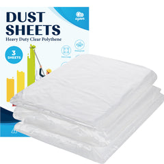 3 Sheets Furniture Dust Film 13 12ftx16 4ft Home Cleaning Supplies