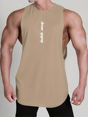 Men's Athletic Tank Top Moisture Wicking Vest for Sports Workout Fitness