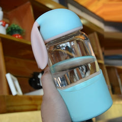 Creative Rabbit Glass Cup Student's Gift Cup Party Cup
