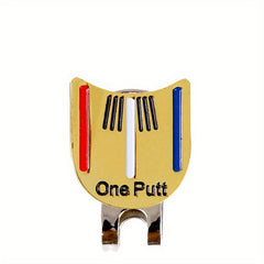 Golf Hat Clip w/ Magnetic Ball Marker Durable Metal Clip Easy Attachment