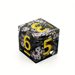 7pcs Butterfly Resin Polyhedral Dices For Table Games Gift