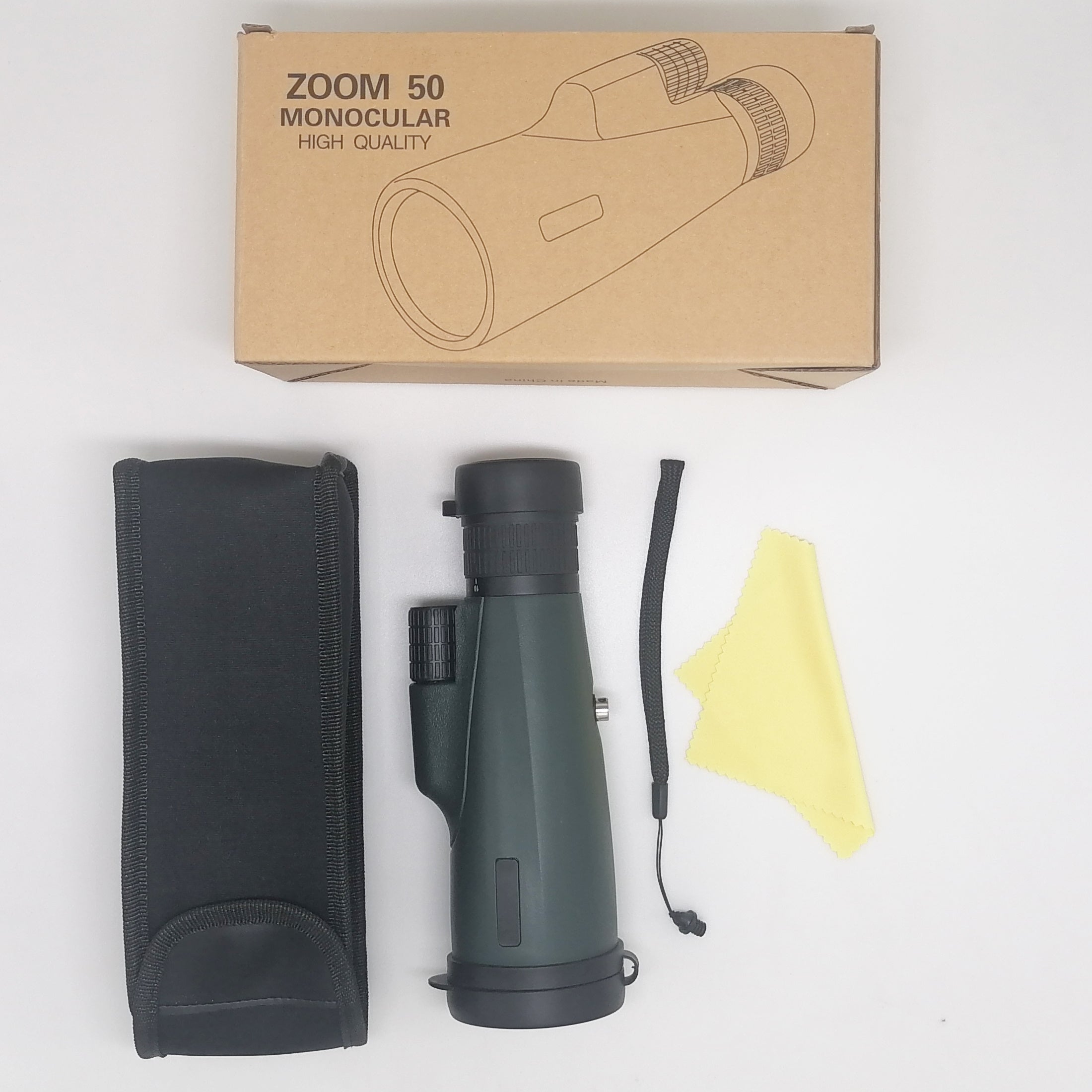 30x50 HD Monocular Telescope High Powered for Bird Watching Camping Hiking