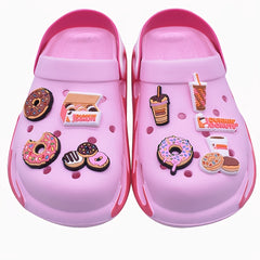 17Pcs Cartoon Shoe Charms for Clog Sandals - Party Favors & Birthday Decorations