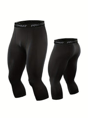 Compression Leggings for Sports & Yoga, Quick Drying Tight Fitness Pants