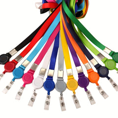 Retractable Card Sleeve w/ Lanyard & Wrist Strap 59.06" Length