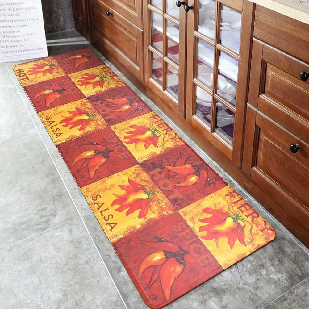 Thick Cushioned Kitchen Floor Mat 15mm Anti Fatigue Waterproof Non Slip