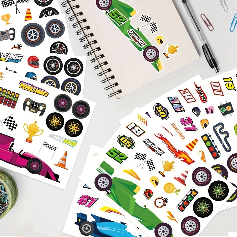 Kids Racing Car Stickers for Party Favors